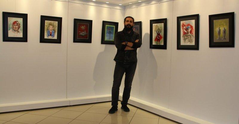 İranlı sanatçıdan muhteşem 15 Temmuz çizimleri