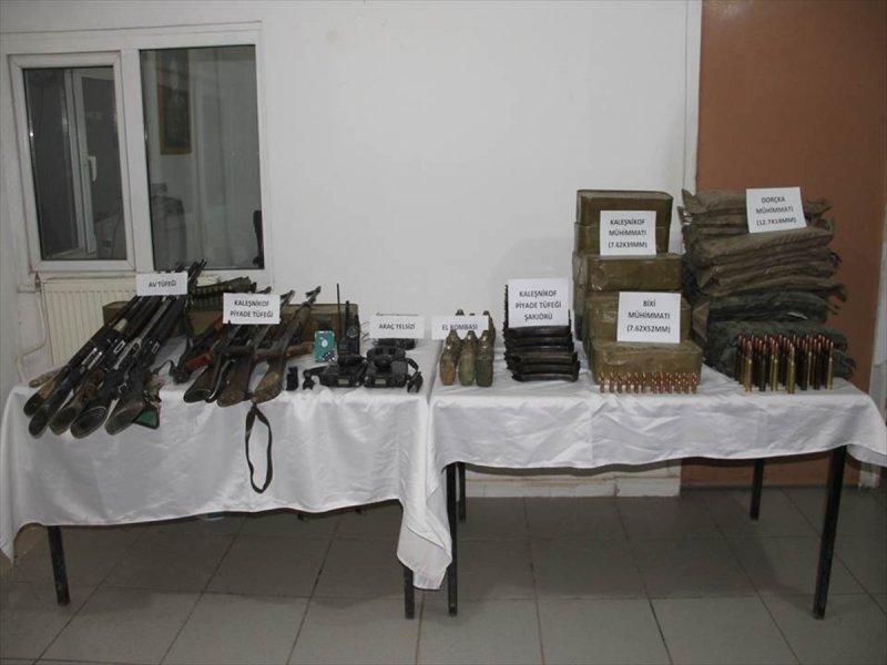 Şırnak'ta PKK mühimmatları ele geçirildi