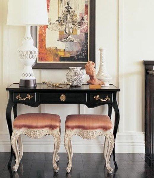 Evinizin boş alanları için konsol dekorasyonu 