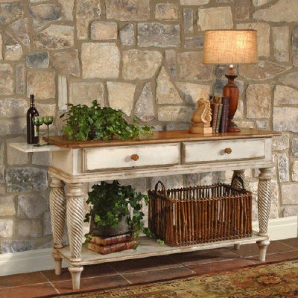 Evinizin boş alanları için konsol dekorasyonu 