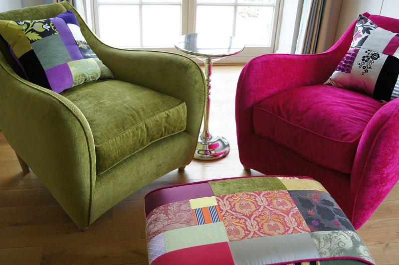 Renkli oda dekorasyonu