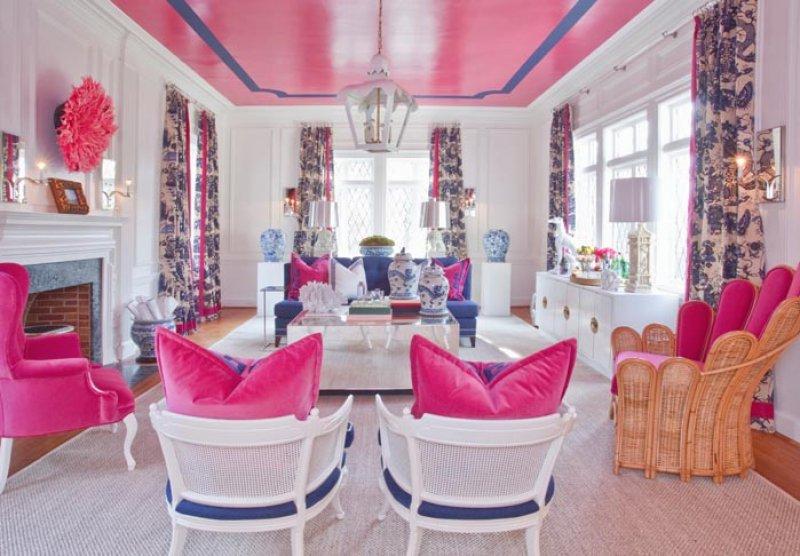 Renkli oda dekorasyonu