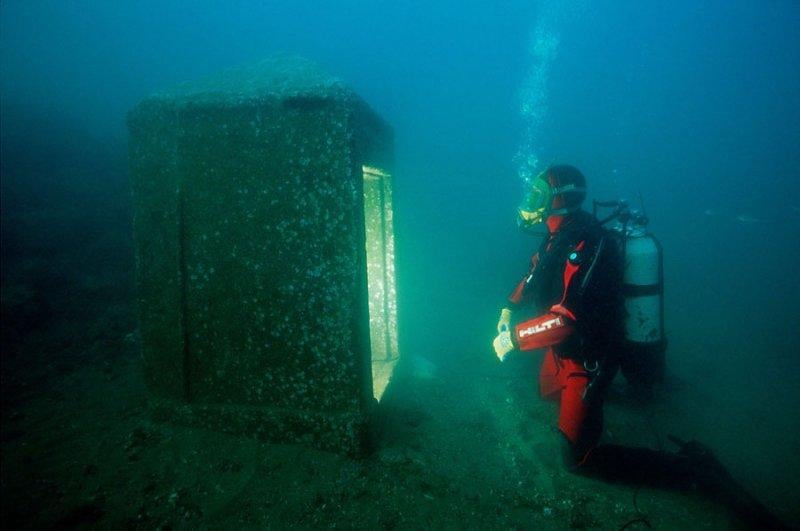 Heracleion antik kentinden ilginç heykeller 