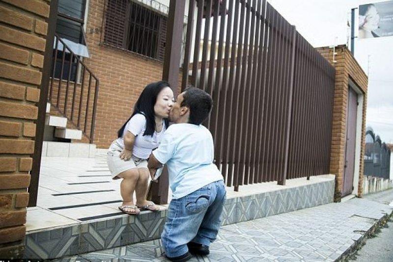 Dünyanın  en kısa boylu çifti Guinnes listesinde 