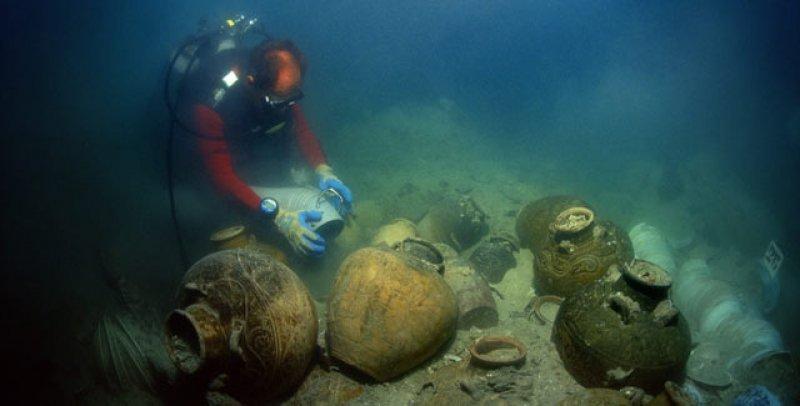 Heracleion antik kentinden ilginç heykeller 
