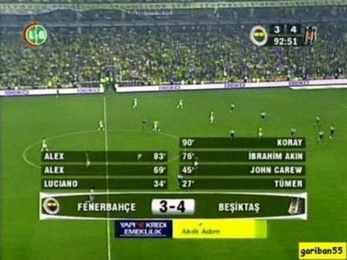 Son 20 yıla damga vuran Beşiktaş-Fenerbahçe maçları