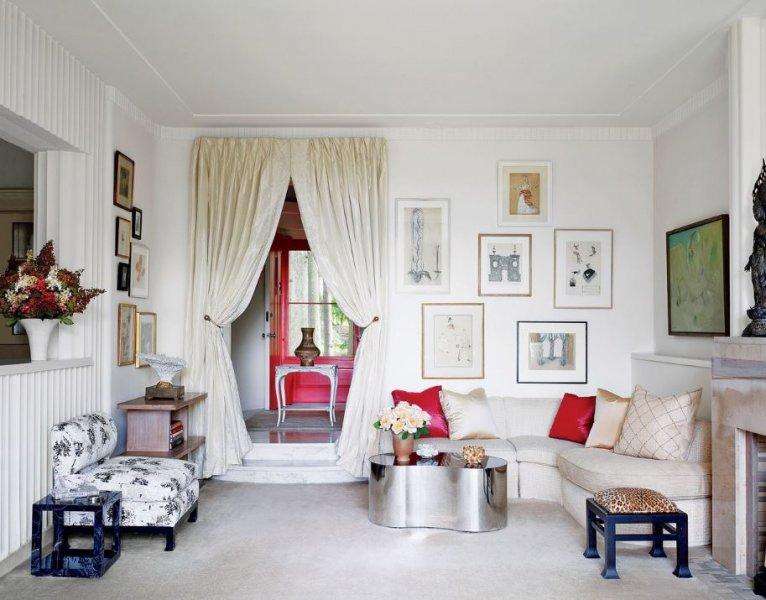 Oturma odalarında duvar dekorasyonu