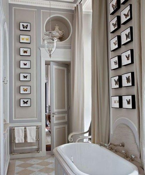 Oturma odalarında duvar dekorasyonu