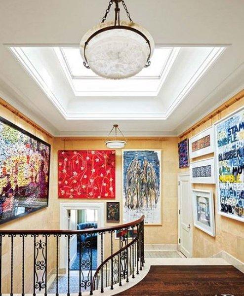 Oturma odalarında duvar dekorasyonu