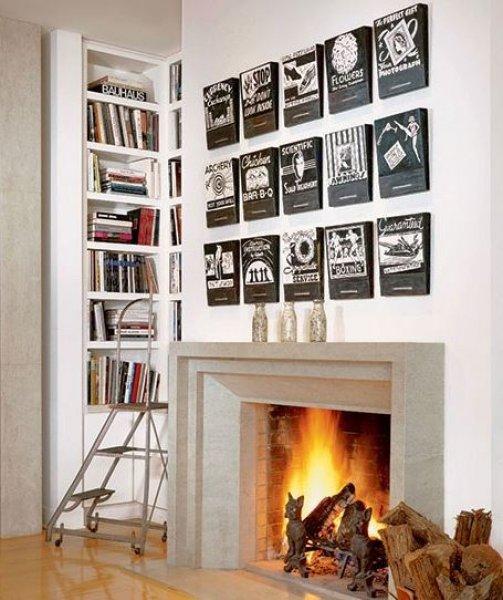 Oturma odalarında duvar dekorasyonu