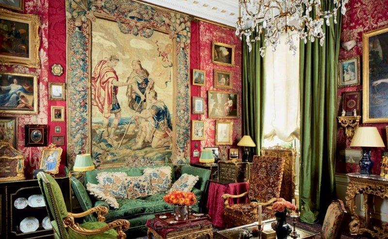 Oturma odalarında duvar dekorasyonu