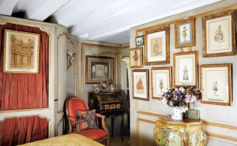 Oturma odalarında duvar dekorasyonu