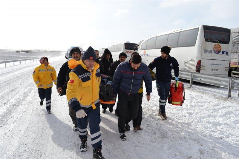 Aksaray'da zincirleme trafik kazası