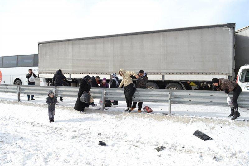 Aksaray'da zincirleme trafik kazası