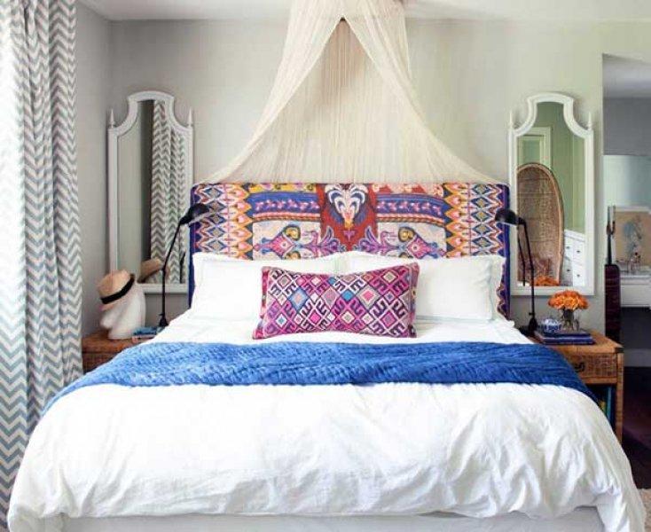 Yatak odalarında yeni trend bohem dekorasyonu 