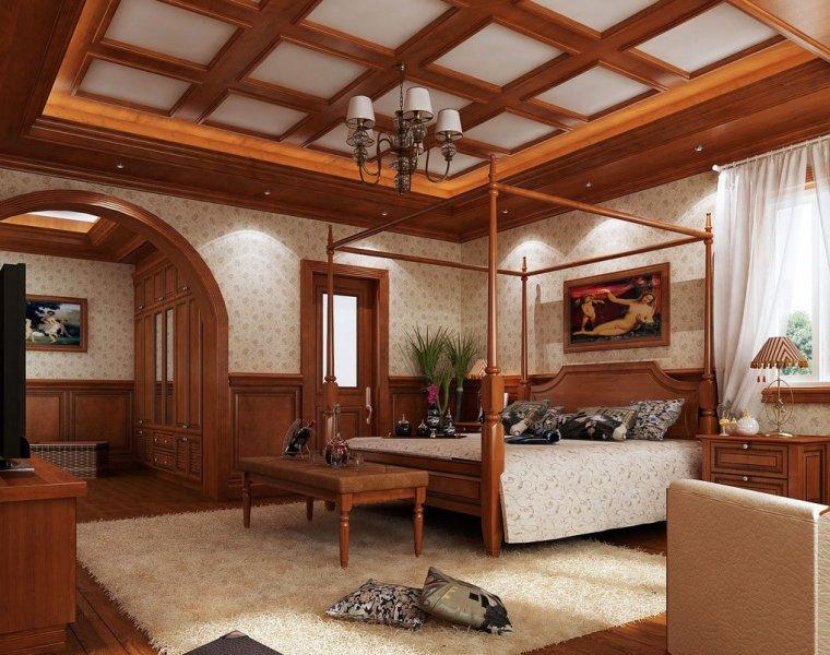 En şık ahşap tavan modelleri