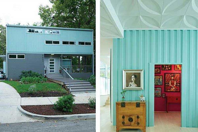 Muhteşem dekorasyonlarıyla konteyner evler 