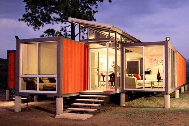 Muhteşem dekorasyonlarıyla konteyner evler 