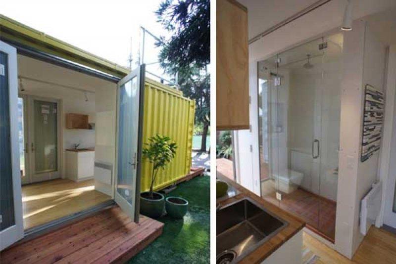 Muhteşem dekorasyonlarıyla konteyner evler 