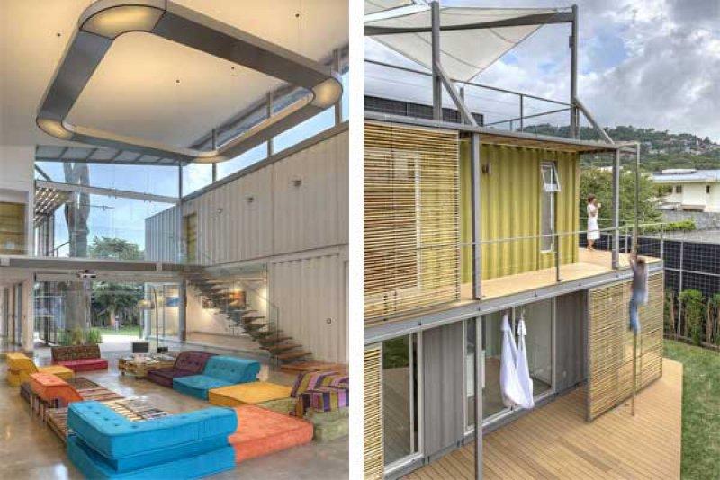 Muhteşem dekorasyonlarıyla konteyner evler 