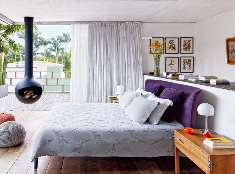 Modern yatak odası dekorasyonları 