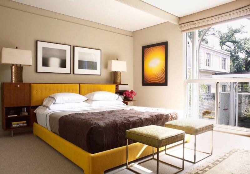 Modern yatak odası dekorasyonları 