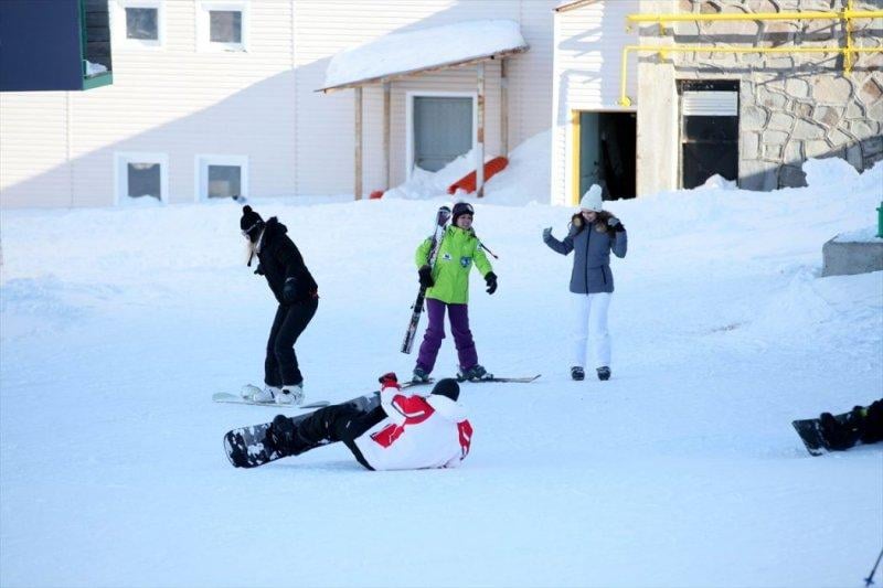 Kartalkaya’da kayak keyfi 