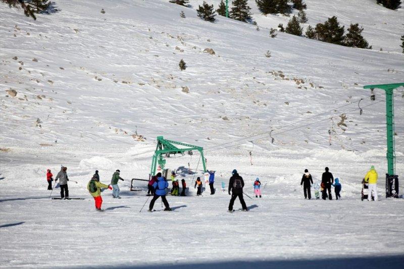 Kartalkaya’da kayak keyfi 