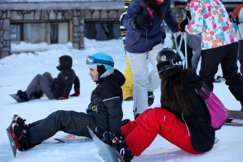 Kartalkaya’da kayak keyfi 