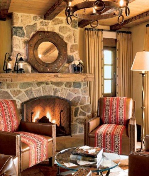 Rustik ev dekorasyonu 