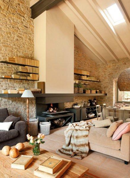 Rustik ev dekorasyonu 