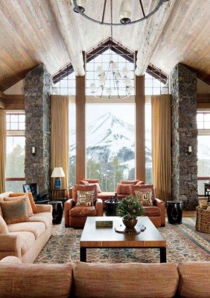 Rustik ev dekorasyonu 