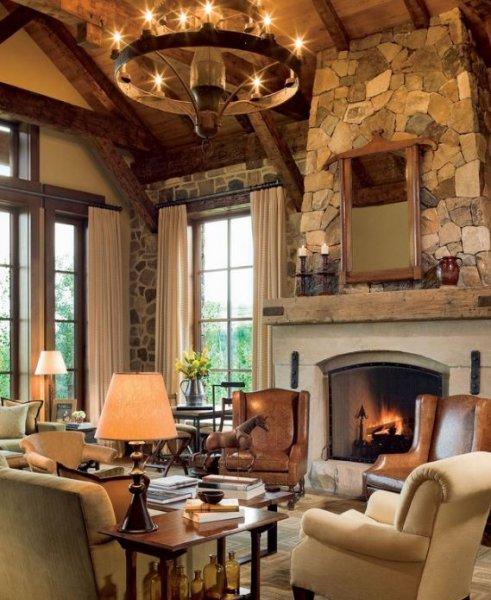 Rustik ev dekorasyonu 