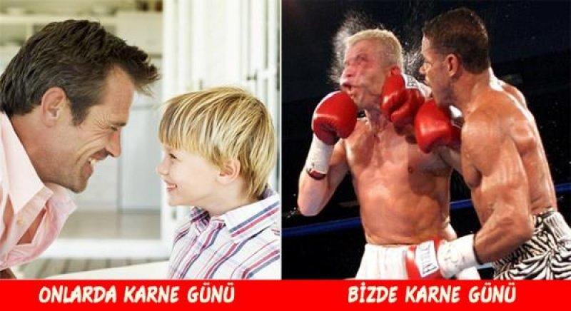 Birbirinden komik karne günü capsleri 