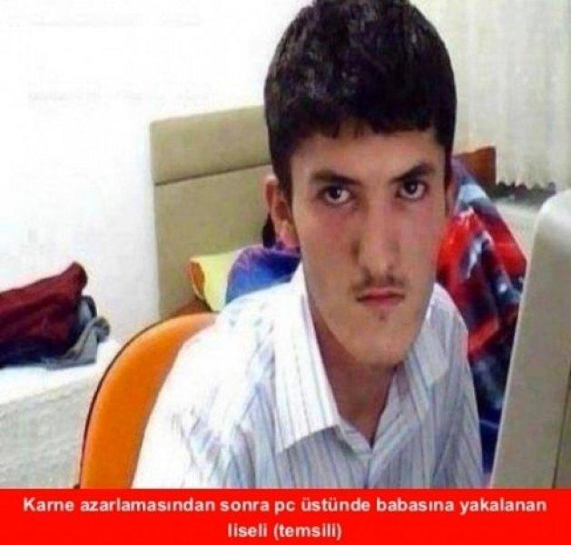 Birbirinden komik karne günü capsleri 