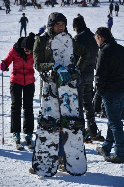 Uludağ'da sömestr tatili yoğunluğu