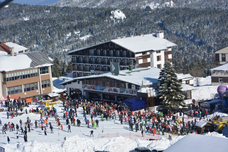 Uludağ'da sömestr tatili yoğunluğu