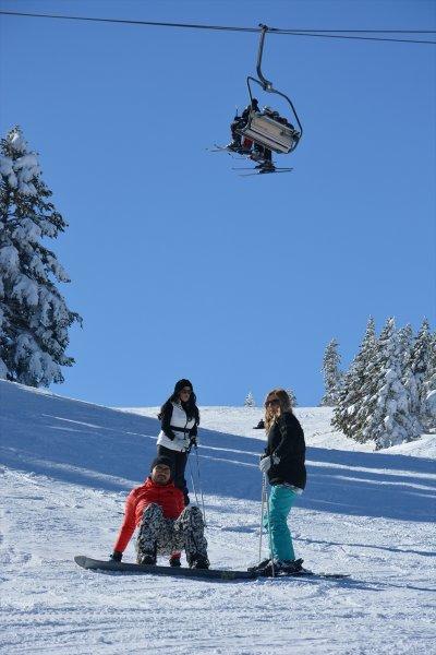Uludağ'da sömestr tatili yoğunluğu