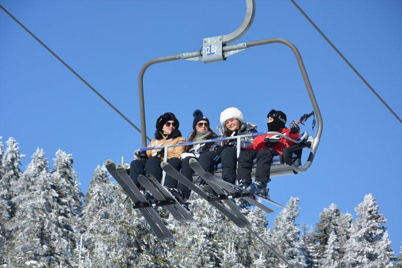 Uludağ'da sömestr tatili yoğunluğu