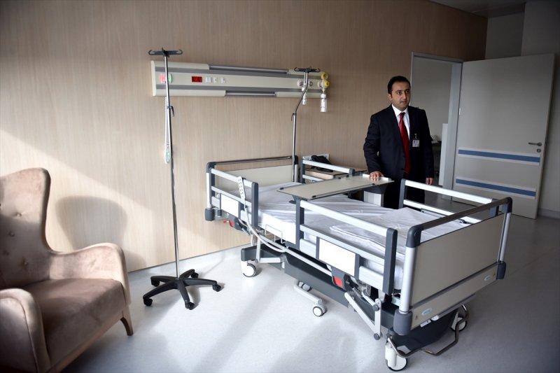 Mersin Şehir Hastanesi 5 yıldızlı otel konforunda