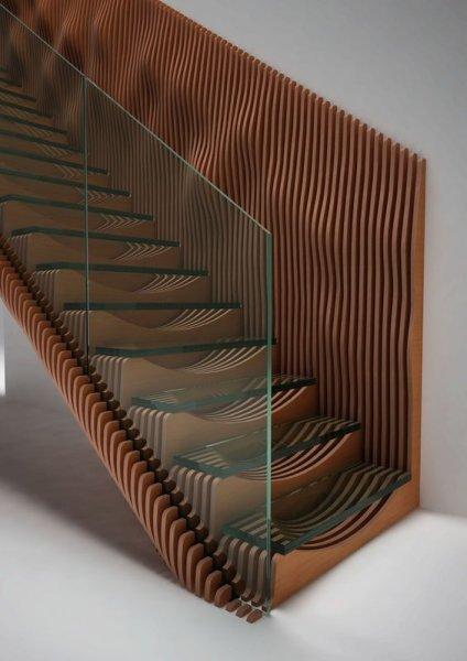 Tasarımlarıyla göz dolduran ilginç merdivenler