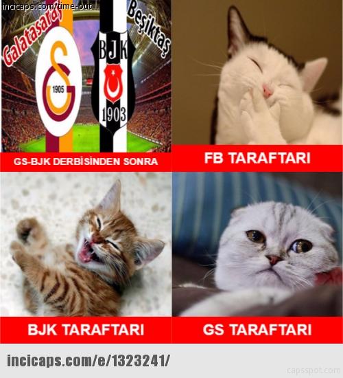 Galatasaray-Beşiktaş maçı capsleri