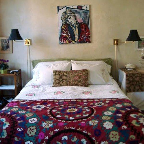 Rustik yatak odası dekorasyonu