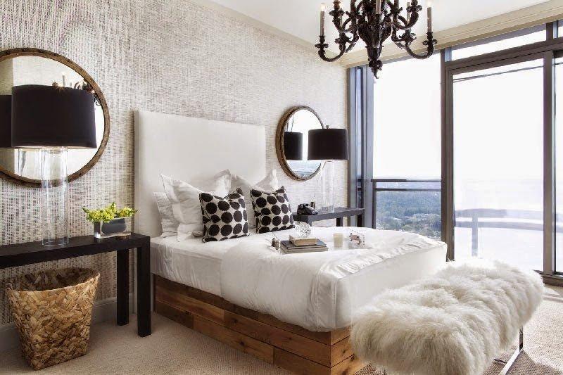 Rustik yatak odası dekorasyonu