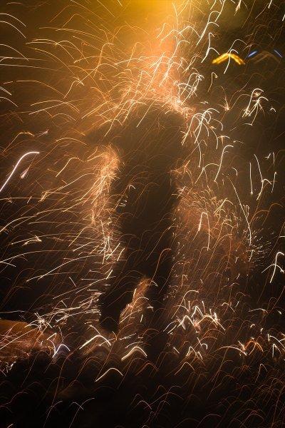 Meksika'da havai fişek festivali