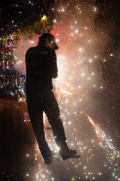 Meksika'da havai fişek festivali