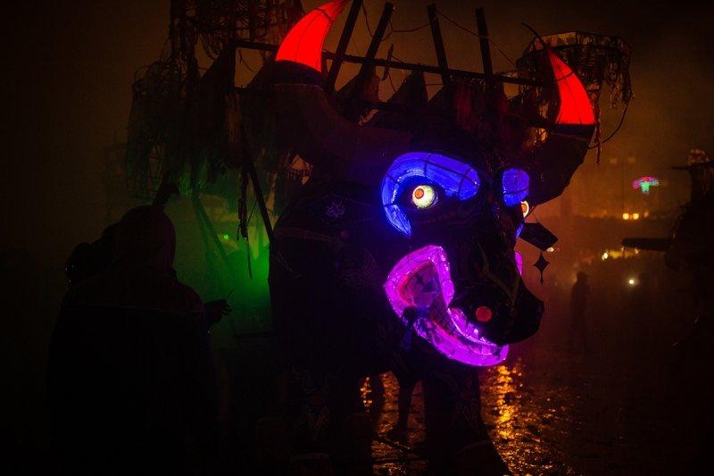 Meksika'da havai fişek festivali