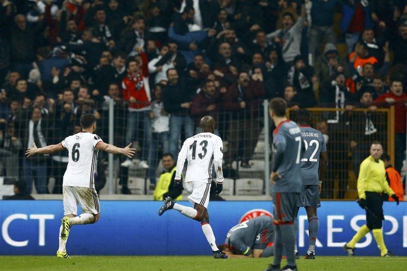 Beşiktaş'ın Olympiakos zaferinden kareler