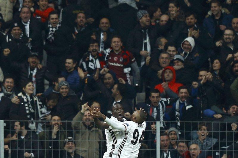 Beşiktaş'ın Olympiakos zaferinden kareler