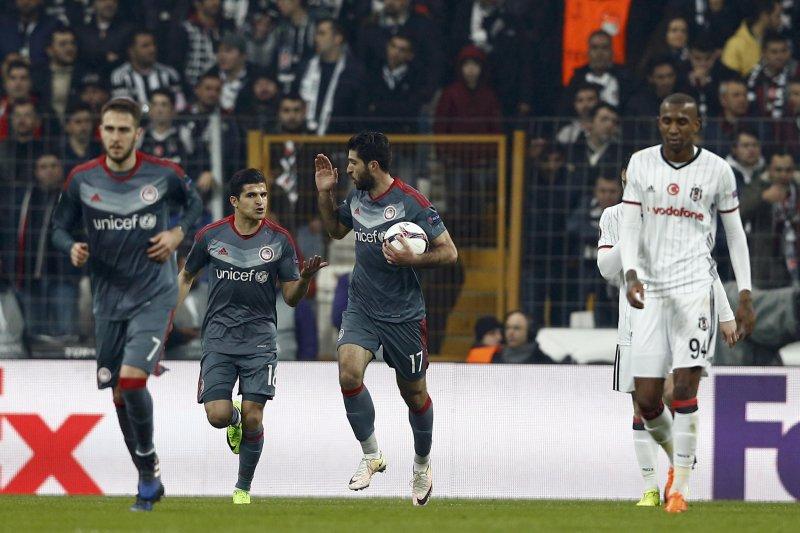 Beşiktaş'ın Olympiakos zaferinden kareler